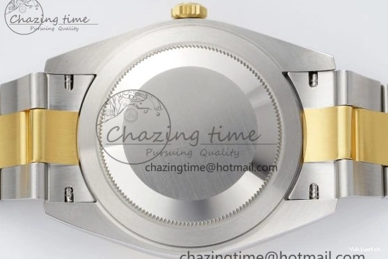 41 KING Steel Bezel on Dial 1:1 Polished Bracelet YG Oyster Best White DateJust Edition 904L SS VR3235 0311